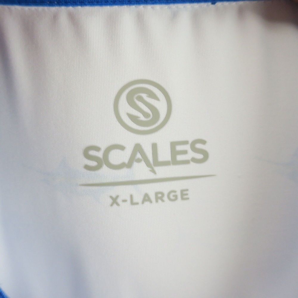 Scales Golf Polo Shirt Mens XL Marlin Sailfish Fish Print - Picture 7 of 8